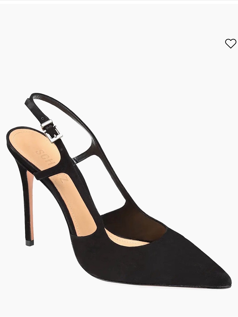 Schutz Boris 75MM Suede Slingback Pumps